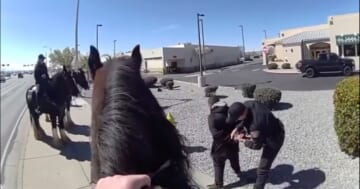 Bodycam Video Shows Police Chasing Shoplifter On Horses In New Mexico