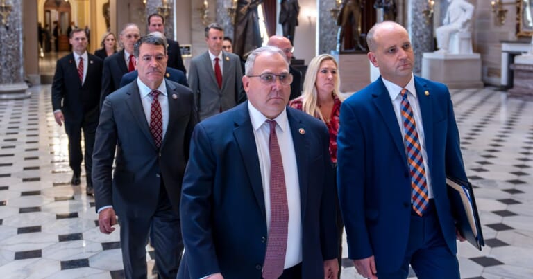 House Republicans Mocked For Marching To Senate With Mayorkas Impeachment Articles