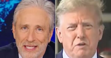 Jon Stewart Gives Trump Rude Wake-Up Call For Seeming To Fall Asleep In Court