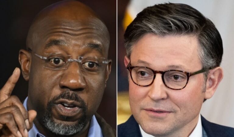 Raphael Warnock Schools Mike Johnson On Faith Over Trans Day Of Visibility Take