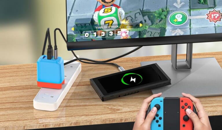 Save 10% on This Portable Charging Dock for Nintendo Switch